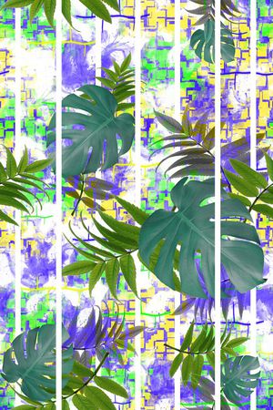 笔触印花华亿平台图片