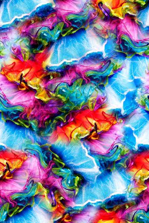 抽象印花华亿平台图片