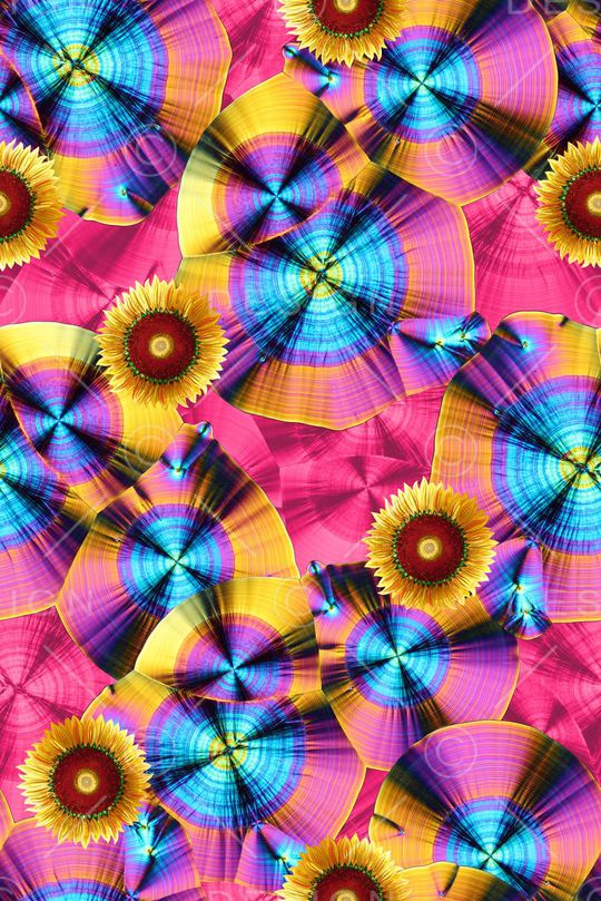 抽象几何印花华亿平台图片