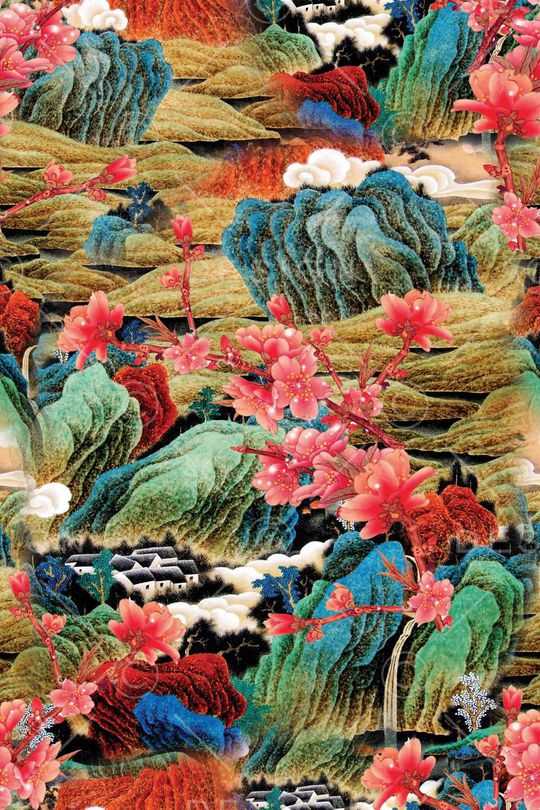 花朵印花华亿平台图片