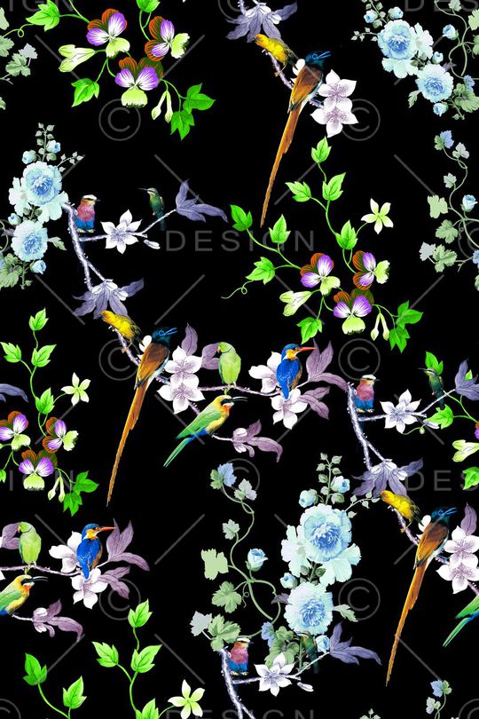 中国风印花华亿平台图片