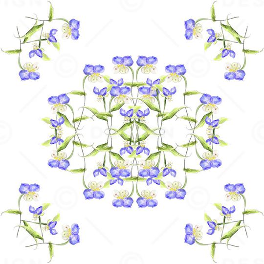 兰花印花华亿平台图片