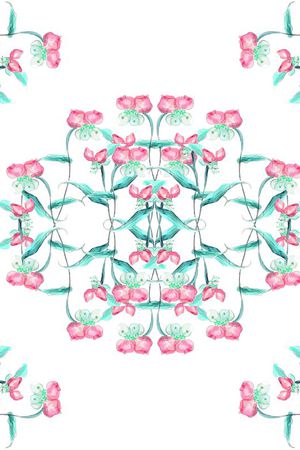 兰花印花华亿平台图片