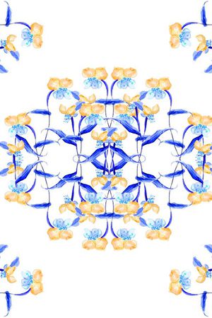 兰花印花华亿平台图片