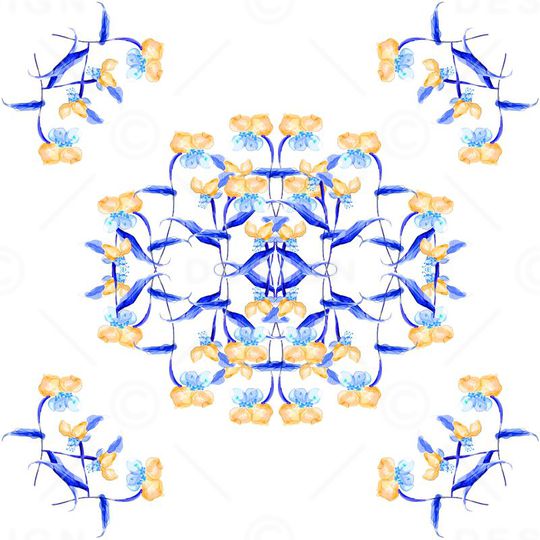 兰花印花华亿平台图片