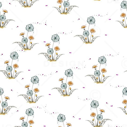 蒲公英印花华亿平台图片