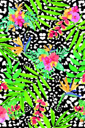 flowers印花华亿平台图片