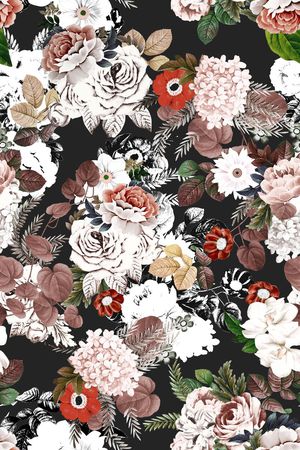 玫瑰印花华亿平台图片