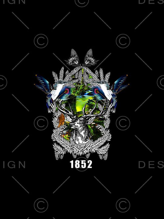 鹿头印花华亿平台图片