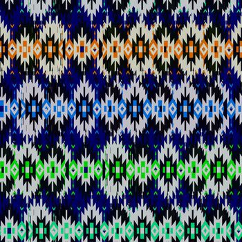 636822-几何民族波普色块绿