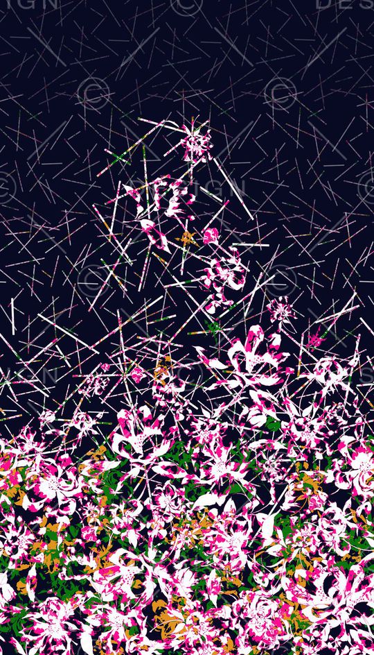 小碎花印花华亿平台图片