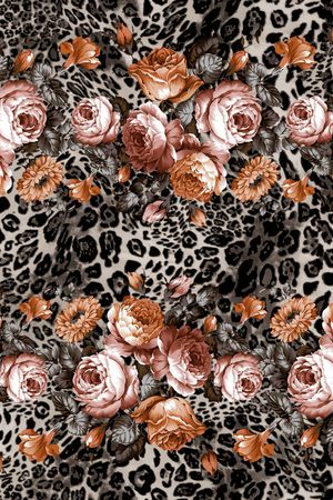 玫瑰印花华亿平台图片