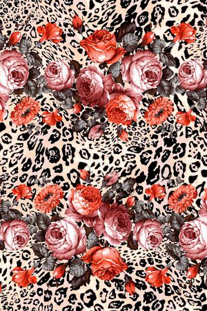 玫瑰印花华亿平台图片