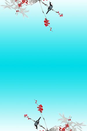 花鸟印花华亿平台图片