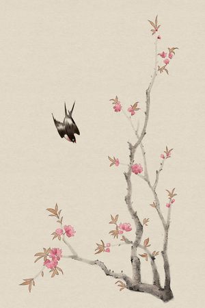 中国风印花华亿平台图片