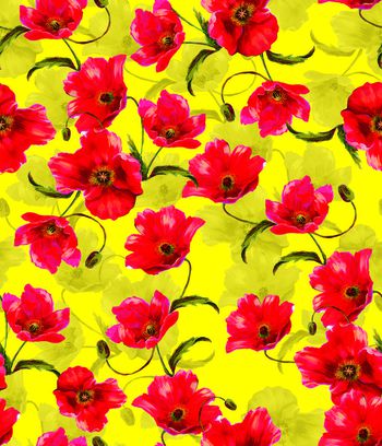 637028-03栗花卉~黄底