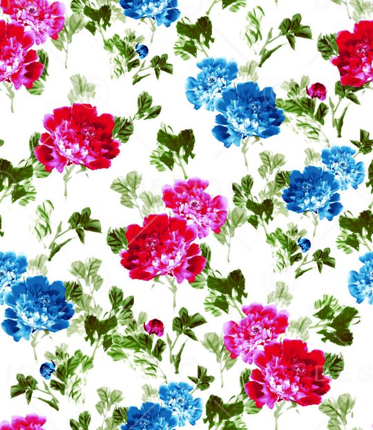 花朵印花华亿平台图片