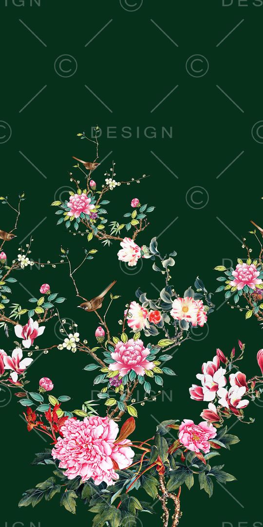 中国风印花华亿平台图片