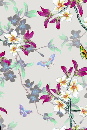 中国风印花华亿平台图片