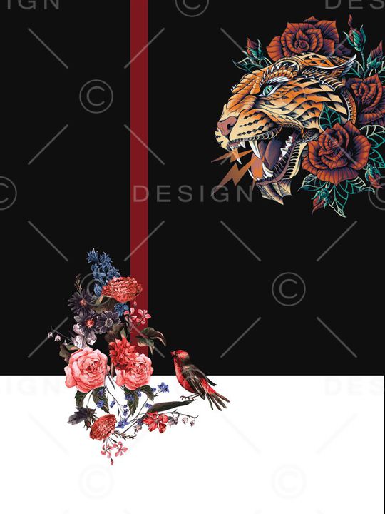 潮流男装印花华亿平台图片