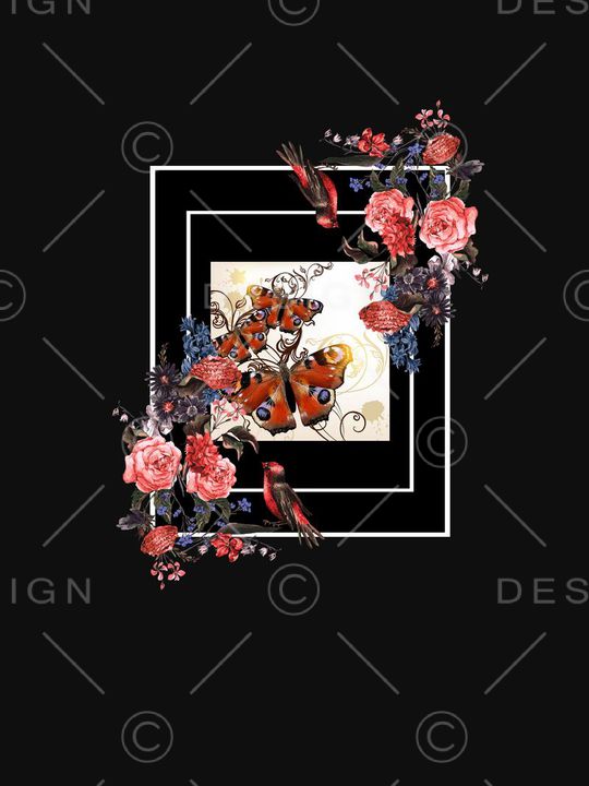 潮流男装印花华亿平台图片