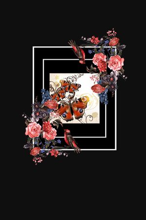 潮流男装印花华亿平台图片