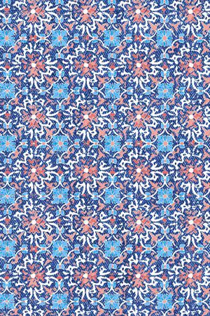 牛仔纹印花华亿平台图片