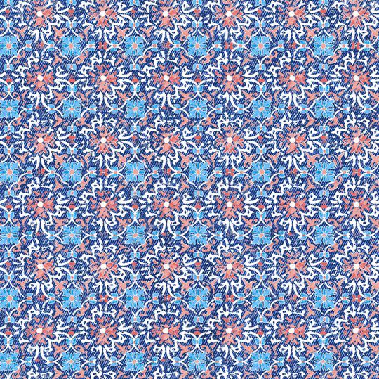 牛仔纹印花华亿平台图片