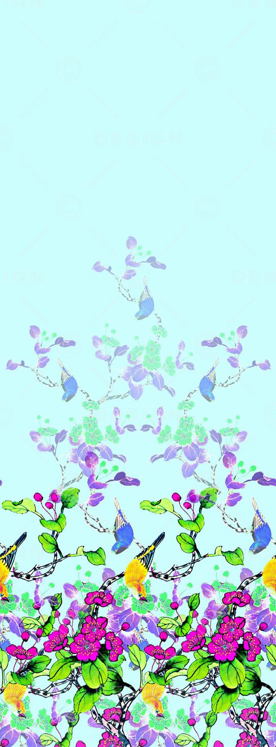 中国风印花华亿平台图片