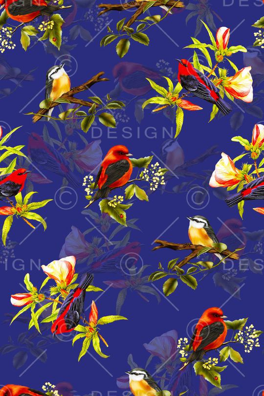 花枝叶子印花华亿平台图片