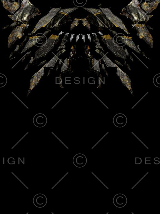 抽象岩石肌理潮牌男装定位花印花华亿平台图片