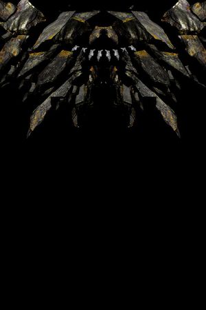 抽象岩石肌理潮牌男装定位花印花华亿平台图片