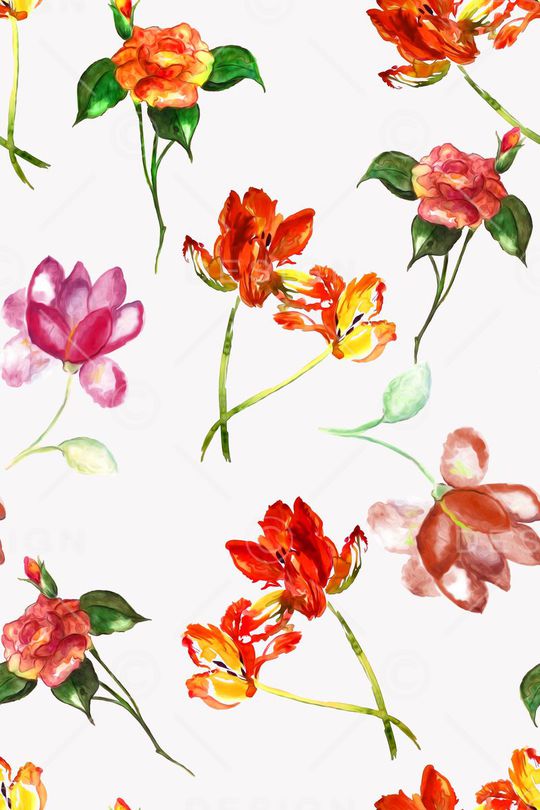 手绘印花华亿平台图片