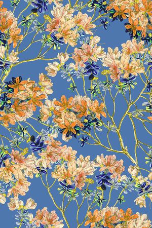 碎花印花华亿平台图片