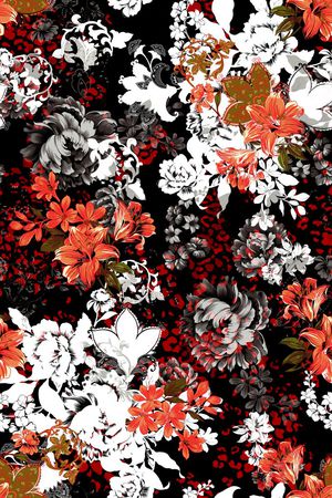 花朵印花华亿平台图片