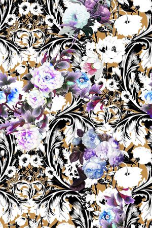 清爽印花华亿平台图片