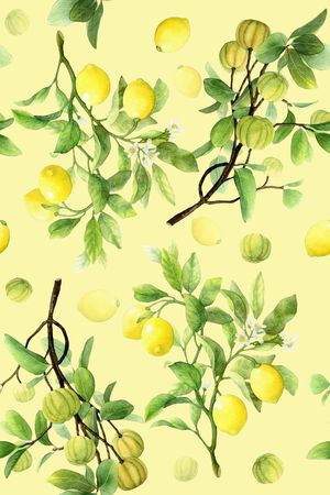 柠檬印花华亿平台图片