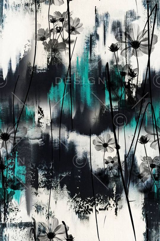 水墨印花华亿平台图片