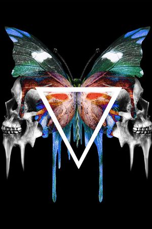 骷髅头印花华亿平台图片