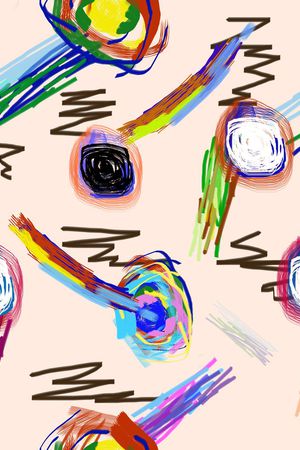 现代、休闲印花华亿平台图片