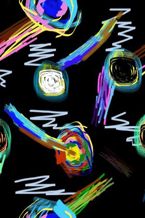 现代、休闲印花华亿平台图片