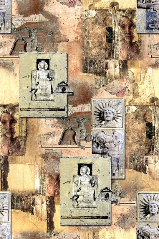 抽象印花华亿平台图片