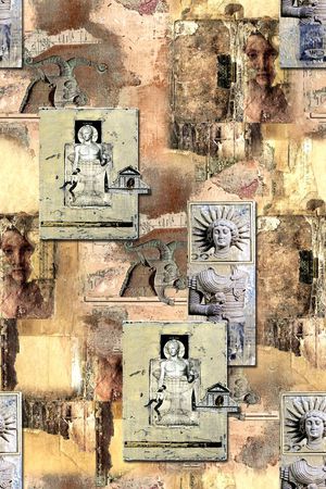 抽象印花华亿平台图片