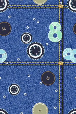 牛仔印花华亿平台图片