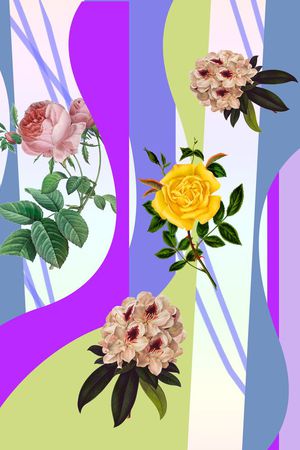 条纹印花华亿平台图片