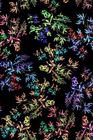 兰花印花华亿平台图片