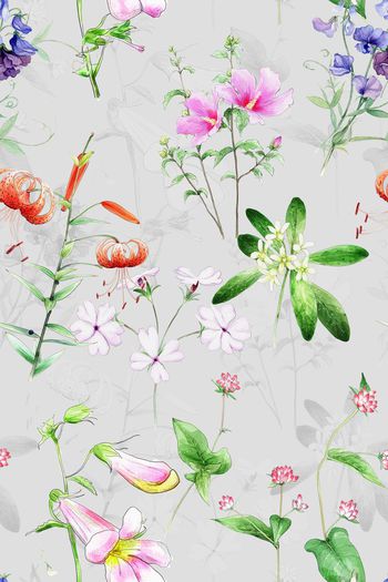 637735-田园风清新手绘花卉--2