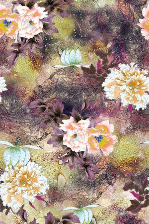 中国风印花华亿平台图片