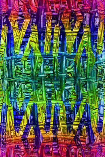 637748-条纹油画笔触