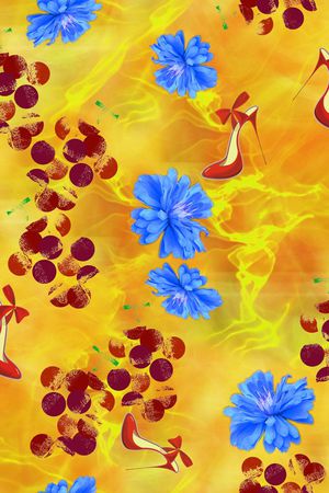 流行时尚印花华亿平台图片